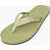 Indosole Responsibly-made Tire Sole Easy Living Flip Flops In Green