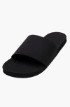 Indosole Responsibly-made Tire Sole Slide Sandals In Black