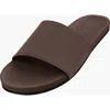 Indosole Responsibly-made Tire Sole Slide Sandals In Brown
