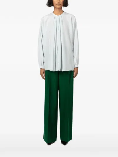 Indress Classic Collar Shirt In Green