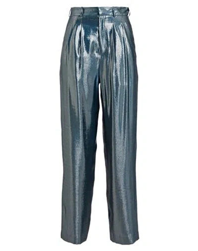 Indress Woman Pants Dark Green Size 4 Silk, Polyester