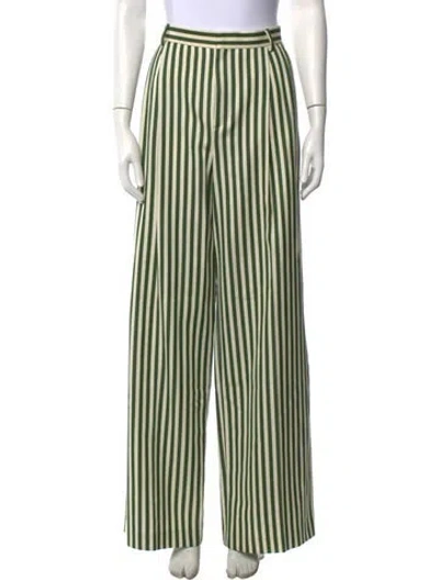 Pre-owned Indress Wool Wide Leg Pants W/ Tags In Green