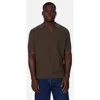 Industrie Australia The Alicante Polo In Dark Olive
