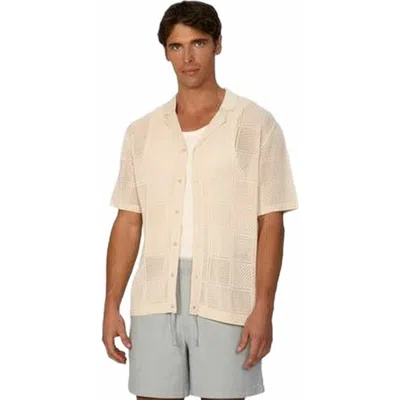 Industrie Australia The Castel Short Sleeve Shirt In Neutral