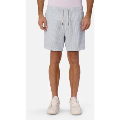 Industrie Australia The Coressia Swim Trunk In Blue White