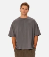 Industrie Australia The Del Mar Boxy Tee In Gray