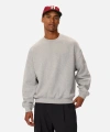 Industrie Australia The Del Sur Solid Sweatshirt In Mid Grey Marle