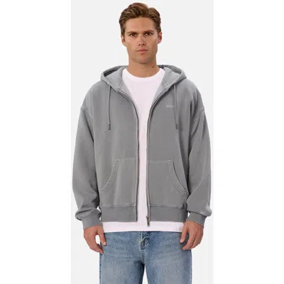 Industrie Australia The Del Sur Zip Through Hood In Gray