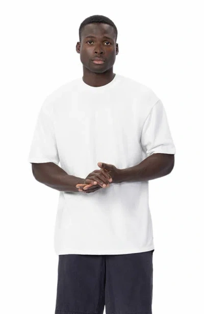 Industrie Australia The Henderson Boucle Tee In White