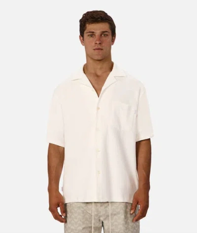 Industrie Australia The Mercer Short Sleeve Shirt In White