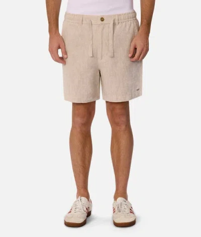 Industrie Australia The Palma Linen Short In Brown