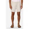 Industrie Australia The Seersucker Swim Short In Silver Blue