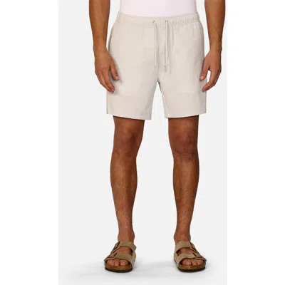 Industrie Australia The Seersucker Swim Short In Silver Blue