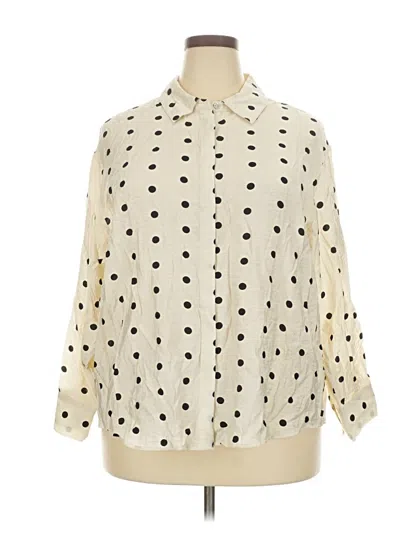 Industry 3/4 Sleeve Blouse In Neutral
