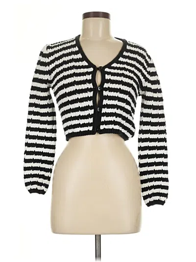 Pre-owned Industry Cardigan Sweater In Black