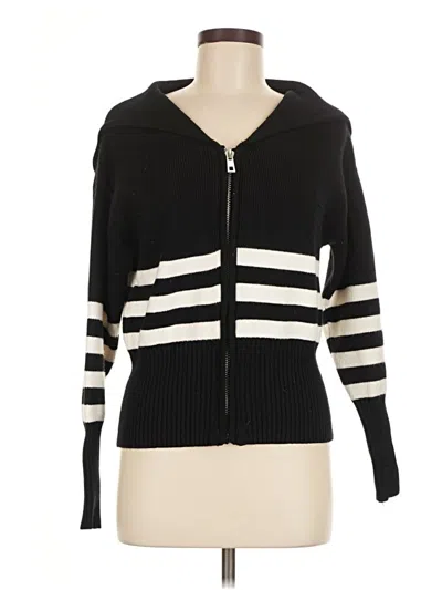 Pre-owned Industry Cardigan Sweater In Black