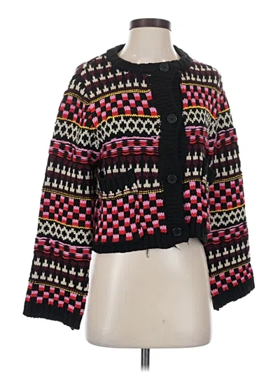 Pre-owned Industry Cardigan Sweater In Black