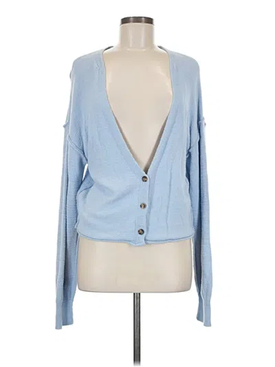 Pre-owned Industry Cardigan Sweater In Blue