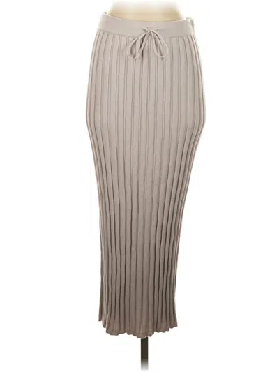 Pre-owned Industry Casual Skirt In Gray