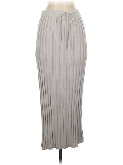 Pre-owned Industry Casual Skirt In Gray