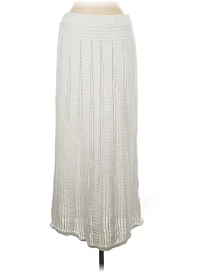Pre-owned Industry Casual Skirt In Silver