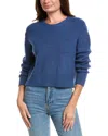Industry Cropped Sweater In Blue