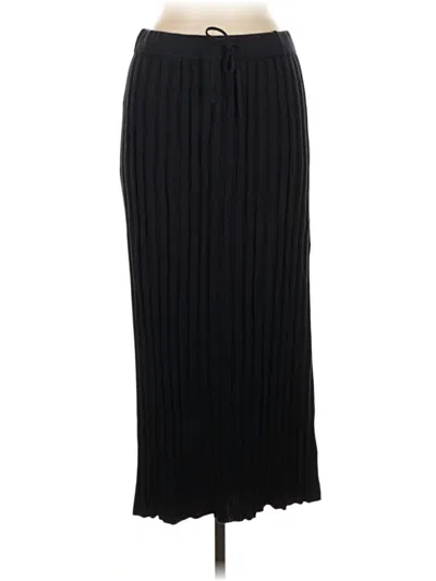 Pre-owned Industry Formal Skirt In Black