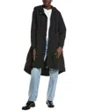 Industry High-low Anorak In Black