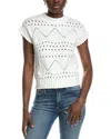 Industry Novelty Stitch Sweater In White