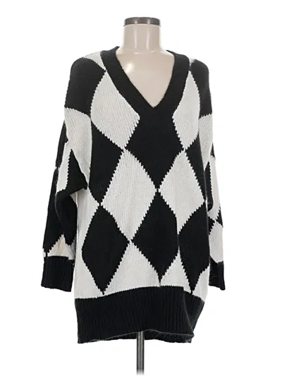 Pre-owned Industry Pullover Sweater In Black