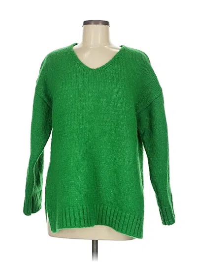 Pre-owned Industry Pullover Sweater In Green