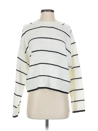 Pre-owned Industry Pullover Sweater In White