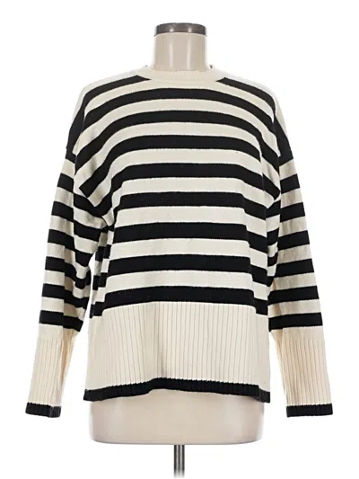 Pre-owned Industry Pullover Sweater In White