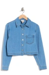 Industry Republic Clothing Crop Denim Shirt Jacket