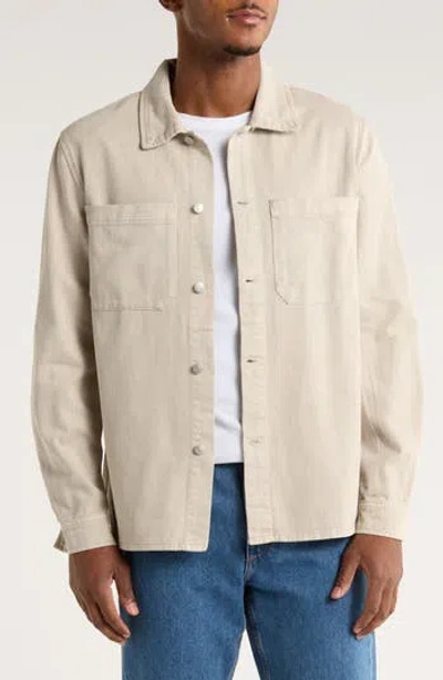 Industry Republic Clothing Denim Overshirt In Neutral