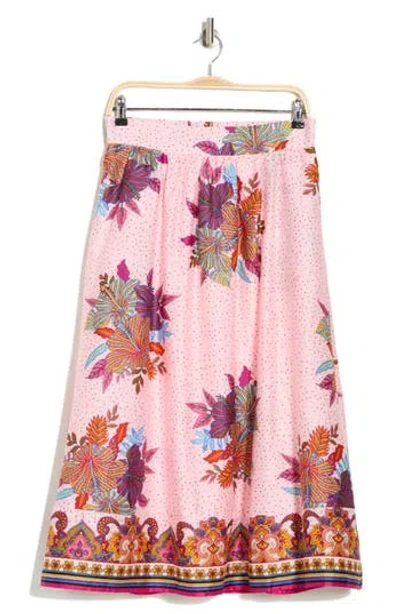 Industry Republic Clothing Floral Maxi Skirt In Floral Bird Print