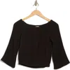 Industry Republic Clothing Raglan Cotton Gauze Top