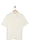 Industry Republic Clothing Textured Camp Shirt In White