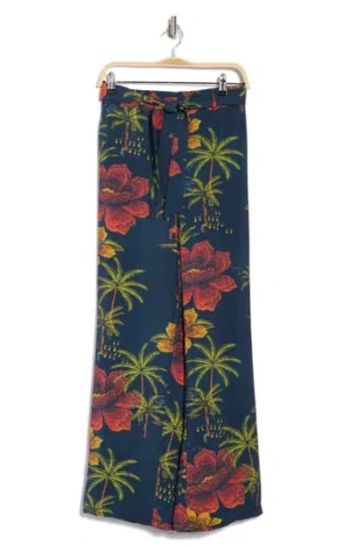 Industry Republic Clothing Tie Front Wide Leg Pants