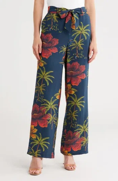 Industry Republic Clothing Tie Front Wide Leg Pants