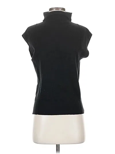 Pre-owned Industry Short Sleeve Top Black Turtleneck Tops
