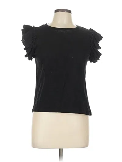 Pre-owned Industry Short Sleeve T-shirt In Black