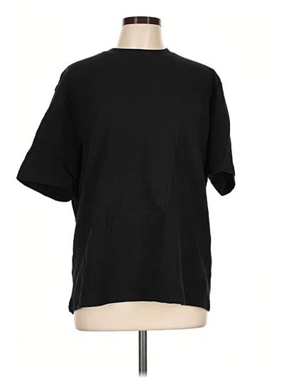 Pre-owned Industry Short Sleeve T-shirt In Black