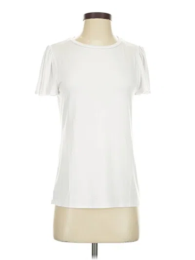 Pre-owned Industry Short Sleeve T-shirt In White