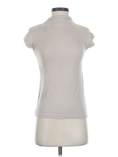 Pre-owned Industry Short Sleeve Turtleneck In Gray