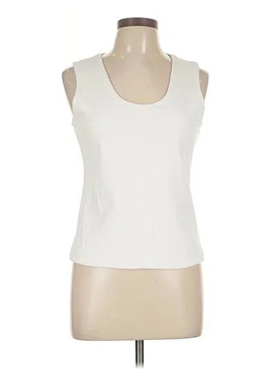 Pre-owned Industry Sleeveless Blouse In Ivory