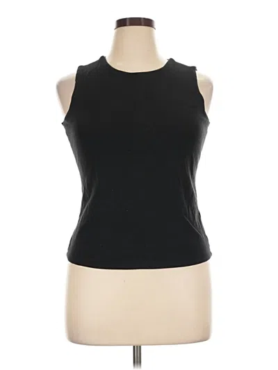 Pre-owned Industry Sleeveless T-shirt In Black
