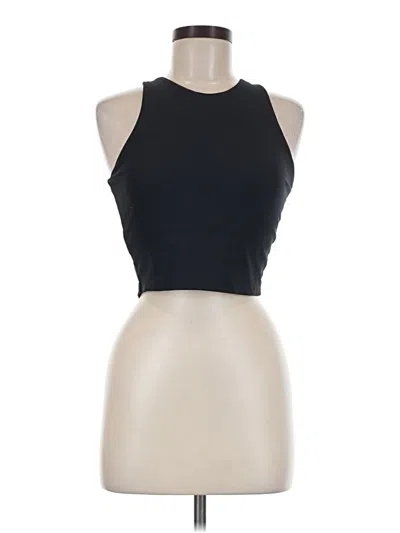 Pre-owned Industry Tank Top Black Halter Neckline Tops