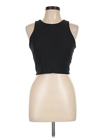 Pre-owned Industry Tank Top Black Halter Neckline Tops