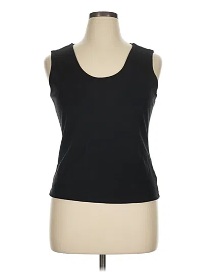 Pre-owned Industry Tank Top Black Strapless Neckline Tops